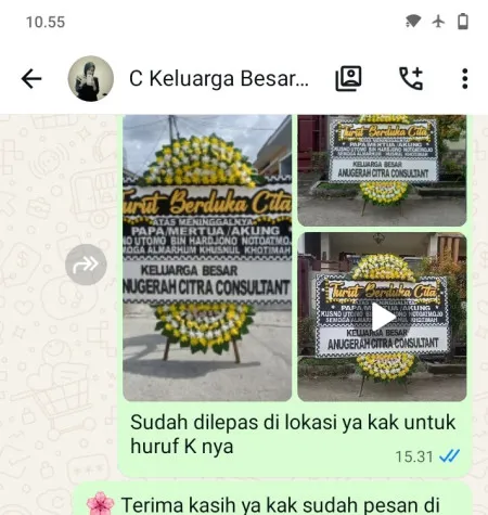 Pengiriman Papan Bunga Duka Banyuanyar Ampel